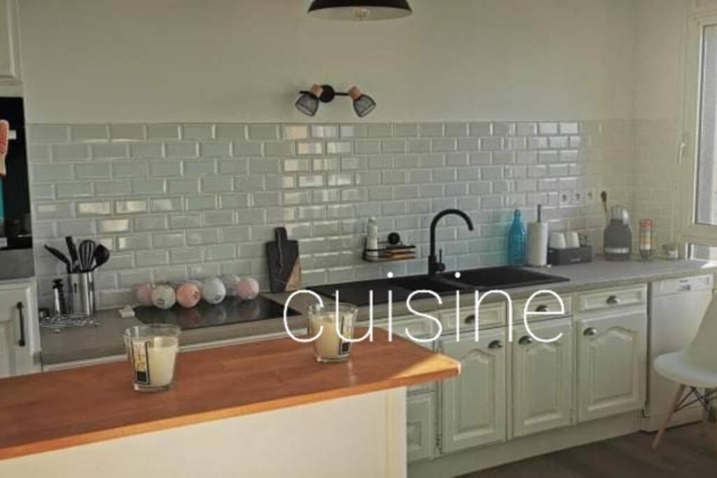 Ideal Famille Et Couple , Vue Mer Residence Calme Fecamp Bagian luar foto